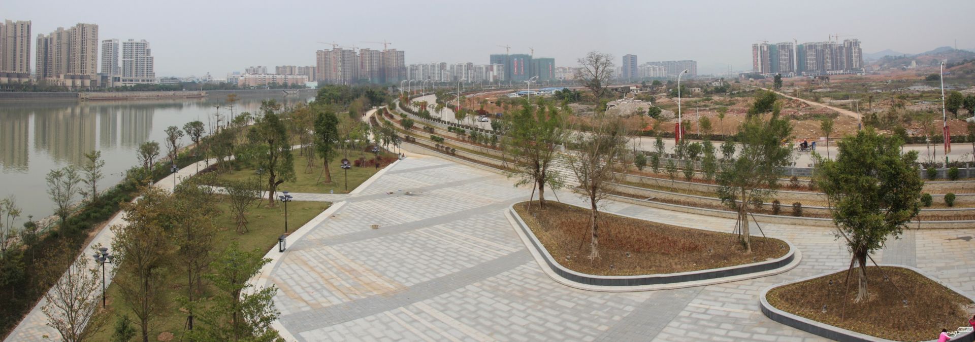 芹洋湿地公园9,芹洋湿地公园:芹洋半岛滨水湿地公园沿梅江芹洋半岛u形