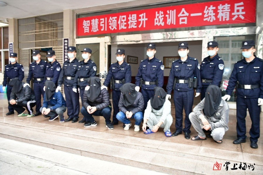打掉涉黑组织5个,涉恶集团34个,涉恶团伙368个.梅州
