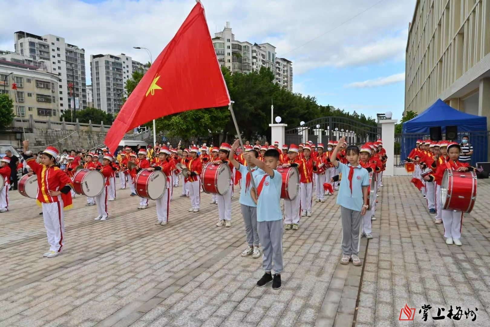 梅江区元城小学今天揭牌