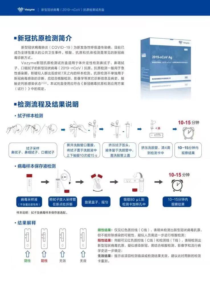 梅州首批2000份新冠病毒抗原检测试剂盒开售最快10分钟可出检测结果