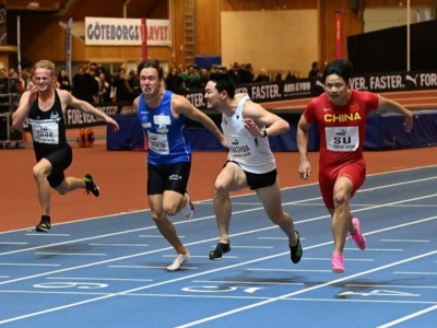 苏炳添夺得世界田联室内巡回赛哥德堡站60米冠军
