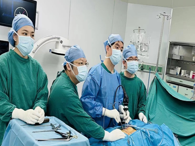 兴宁市人民医院骨一科成功开展腰椎单侧双通道内镜手术