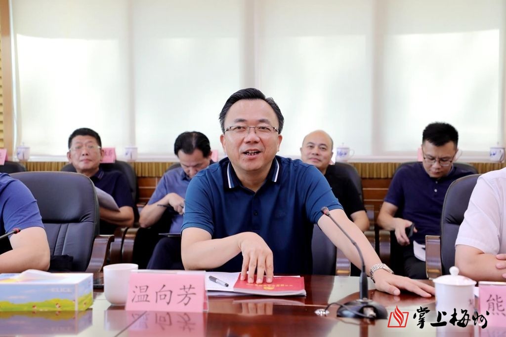 温向芳到大埔调研第三届广东茶叶产业大会筹备工作和蜜柚营销工作