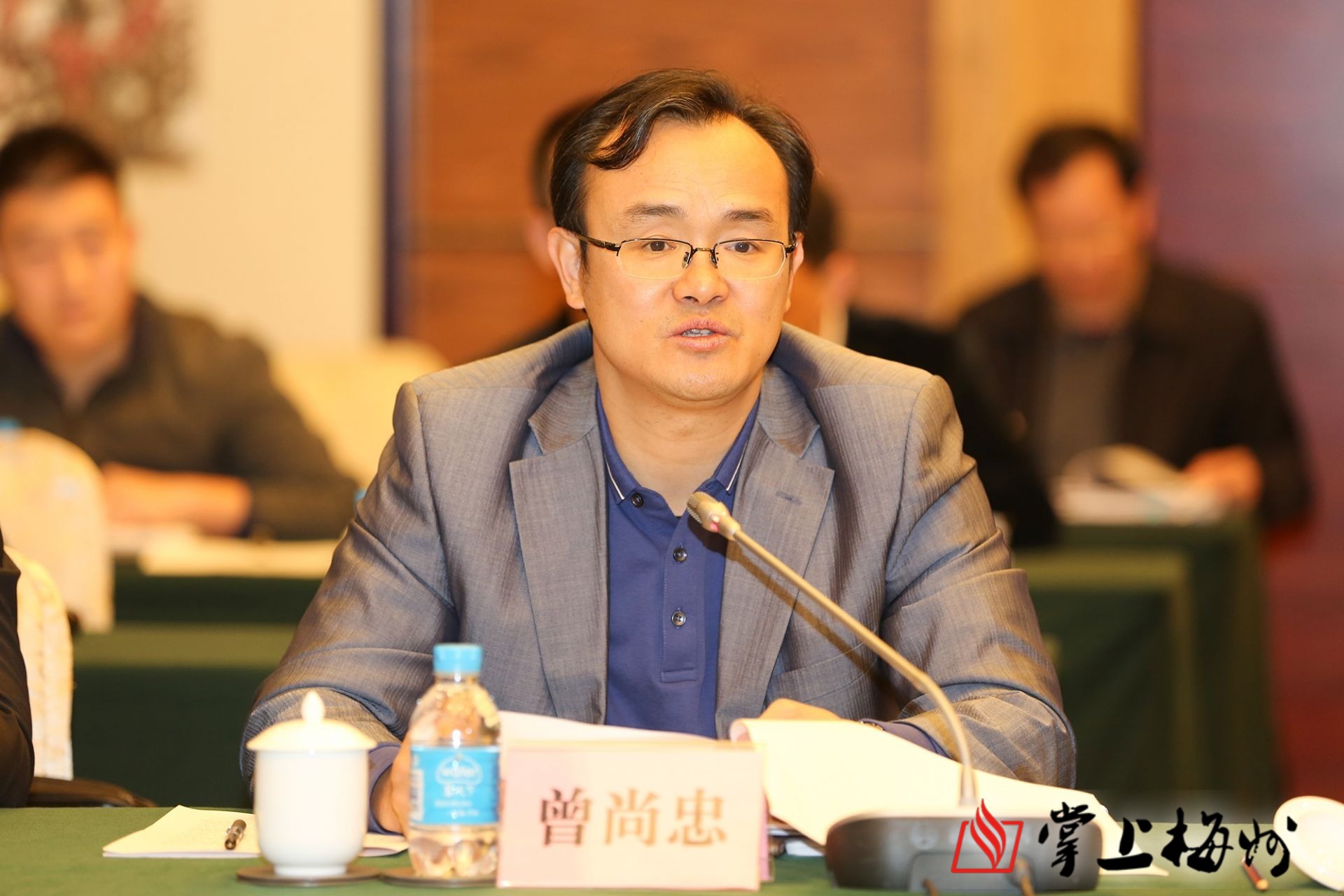 (吴腾江  摄)省政府张新副省长同志发言.