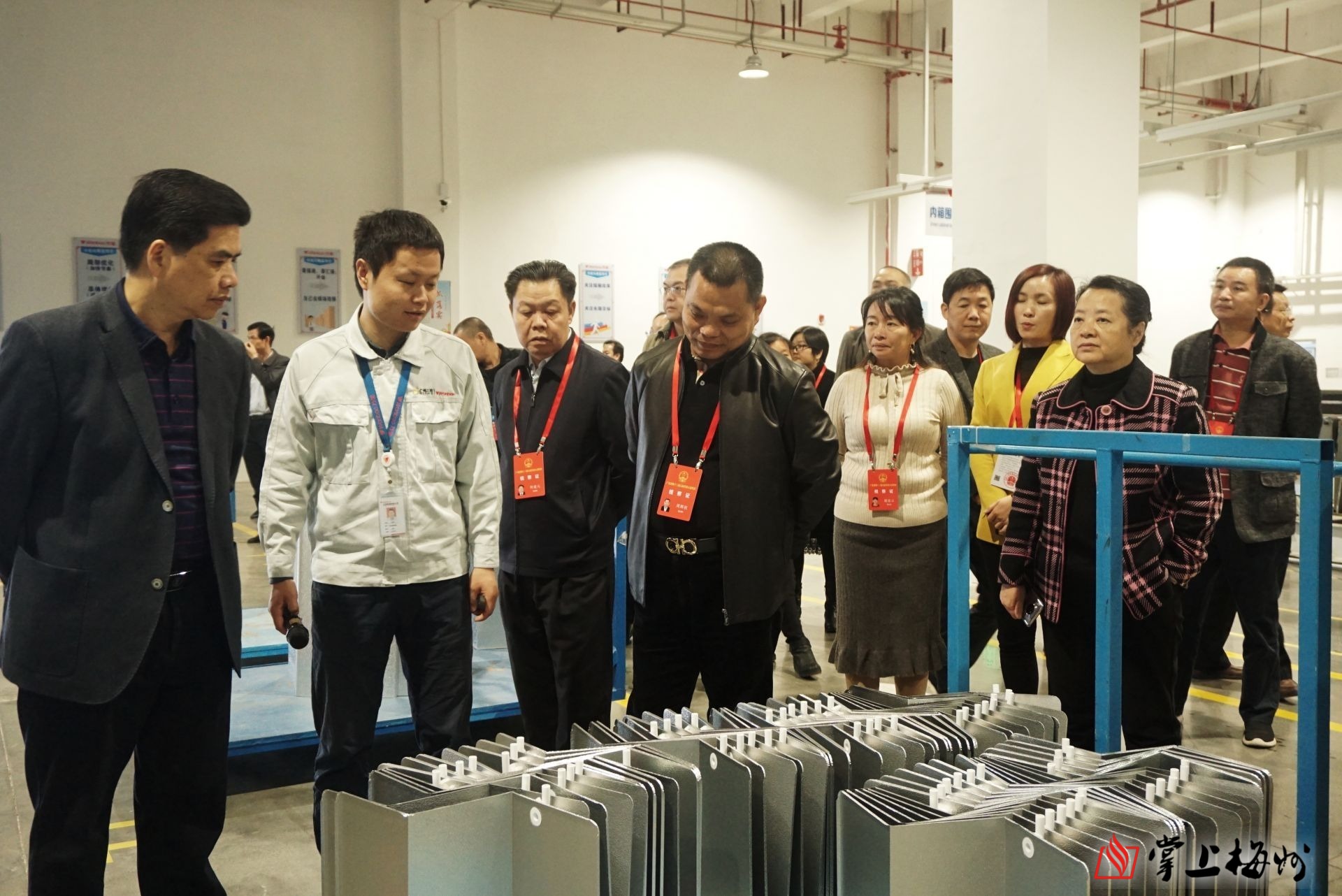 市人大常委会组织在梅全国,省人大代表到企业视察(黄钰然 摄) 市人大