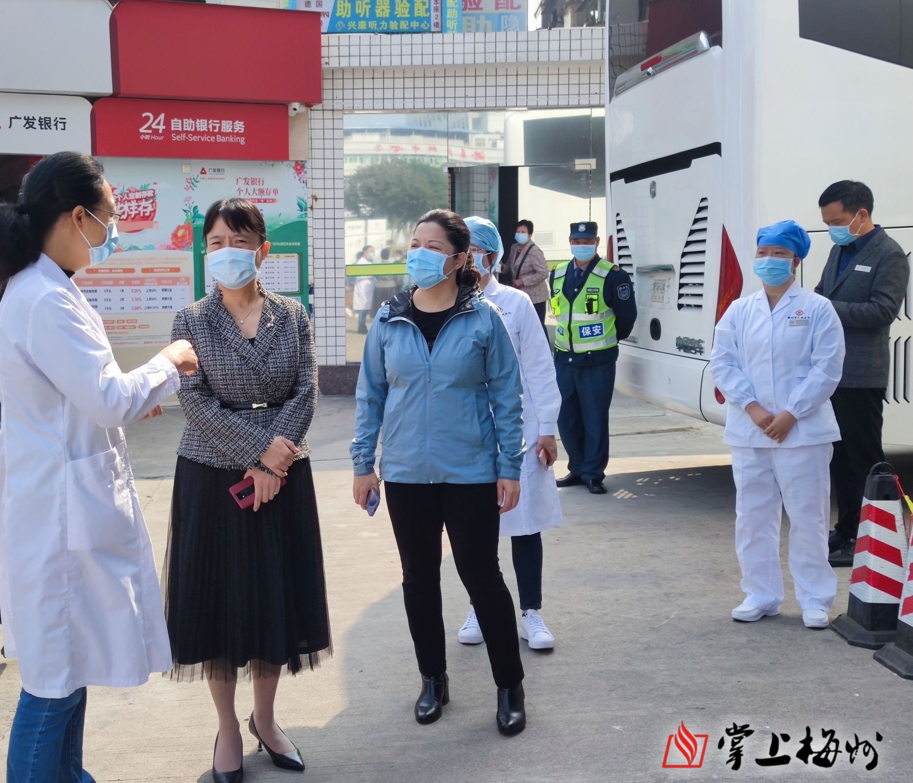 张晨到梅州市人民医院调研院感管理及安全生产工作