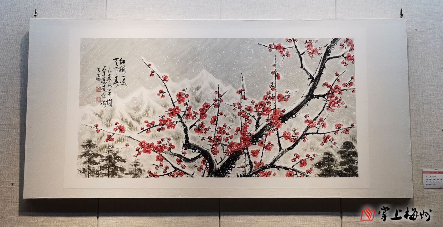 (黄钰然 摄)"我老师教导我,中国画家一下笔,就要画出自己的人格来.