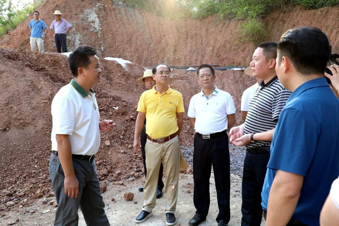 朱汉东到大埔县大麻银江镇调研耕地撂荒治理和农村集中供水污水处理