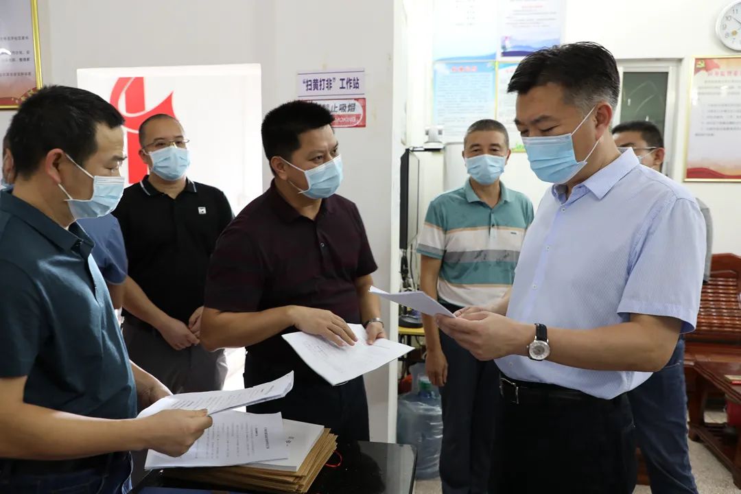 熊锋松带队检查大埔县安全生产消防安全和疫情防控工作
