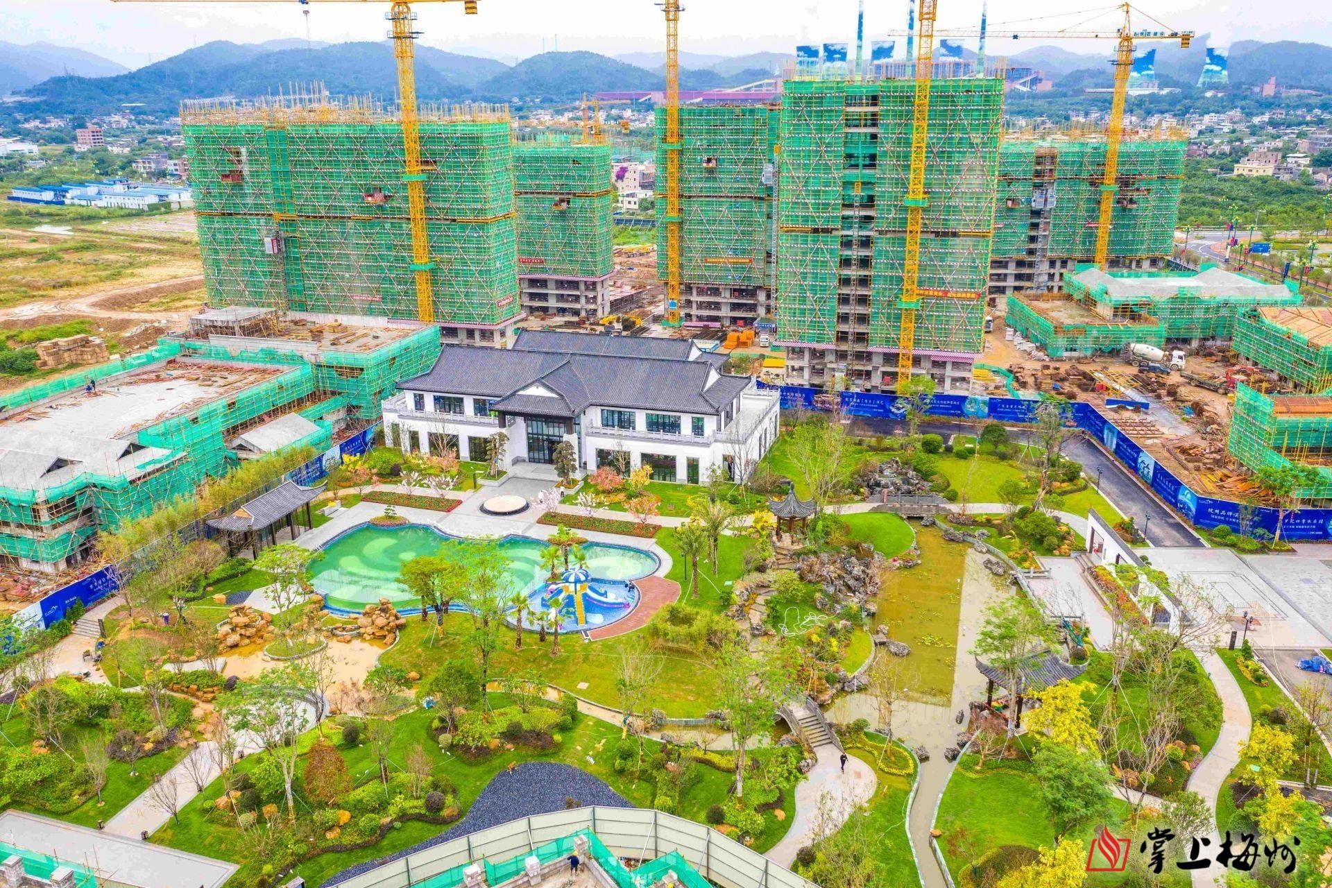 客都人家二期项目四大健康园区预计年底开放期待