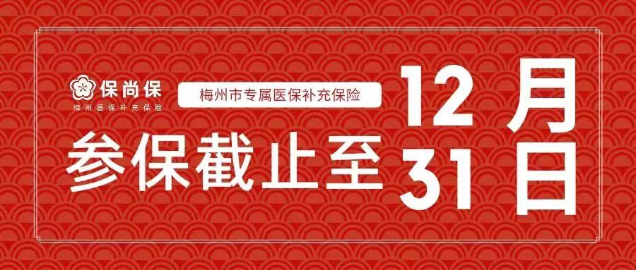 重要提醒保尚保12月31日截止参保不可补缴影响待遇