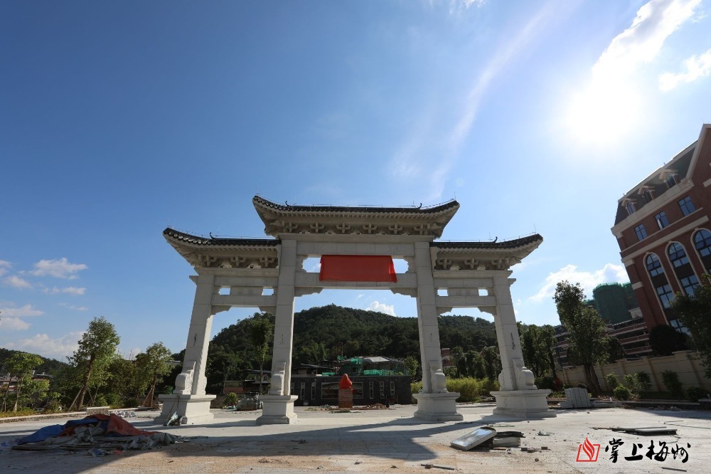 推门见绿,出门见园…梅县区宪梓公园预计8月与大家见面!_掌上梅州