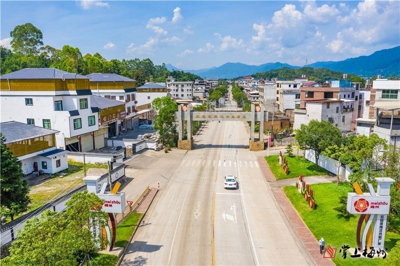 67蕉岭广福镇打造省际边界乡村振兴示范窗口省际廊道展形象融湾入海