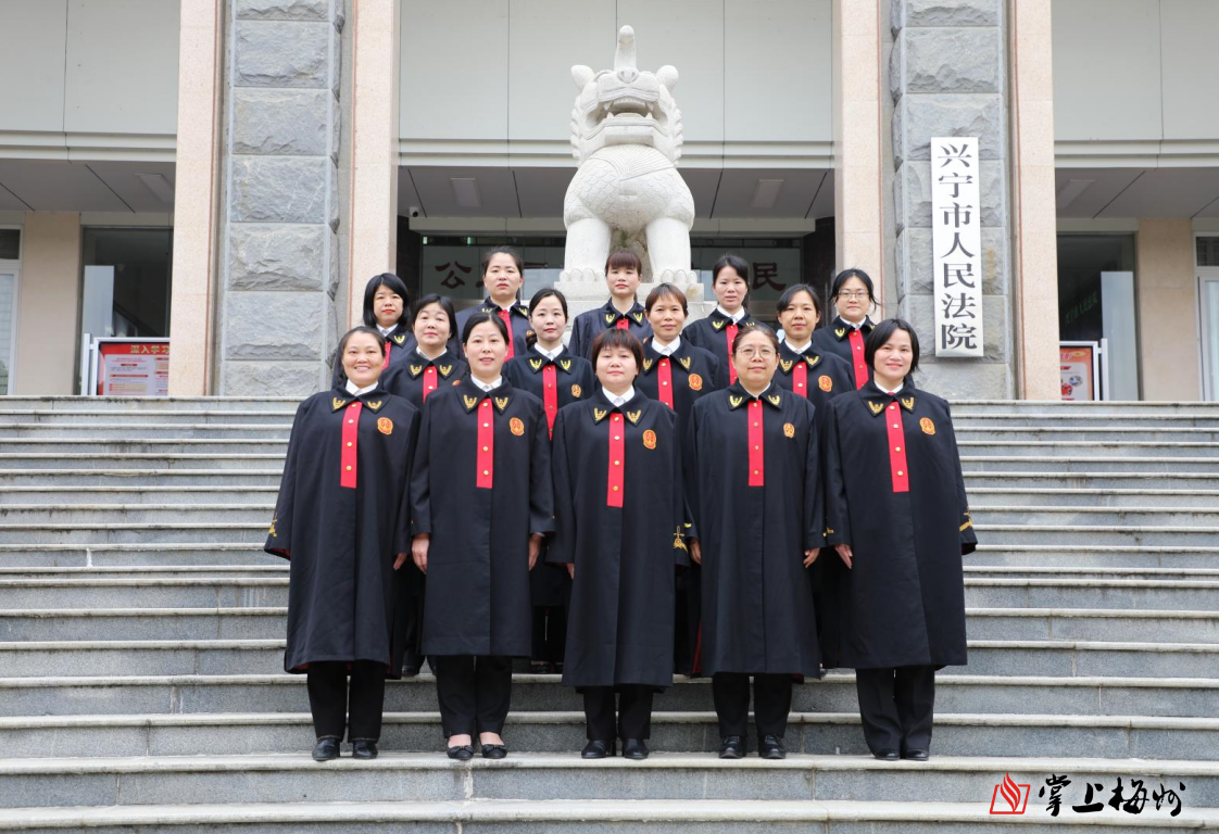 兴宁法院举行女法官宪法宣誓仪式
