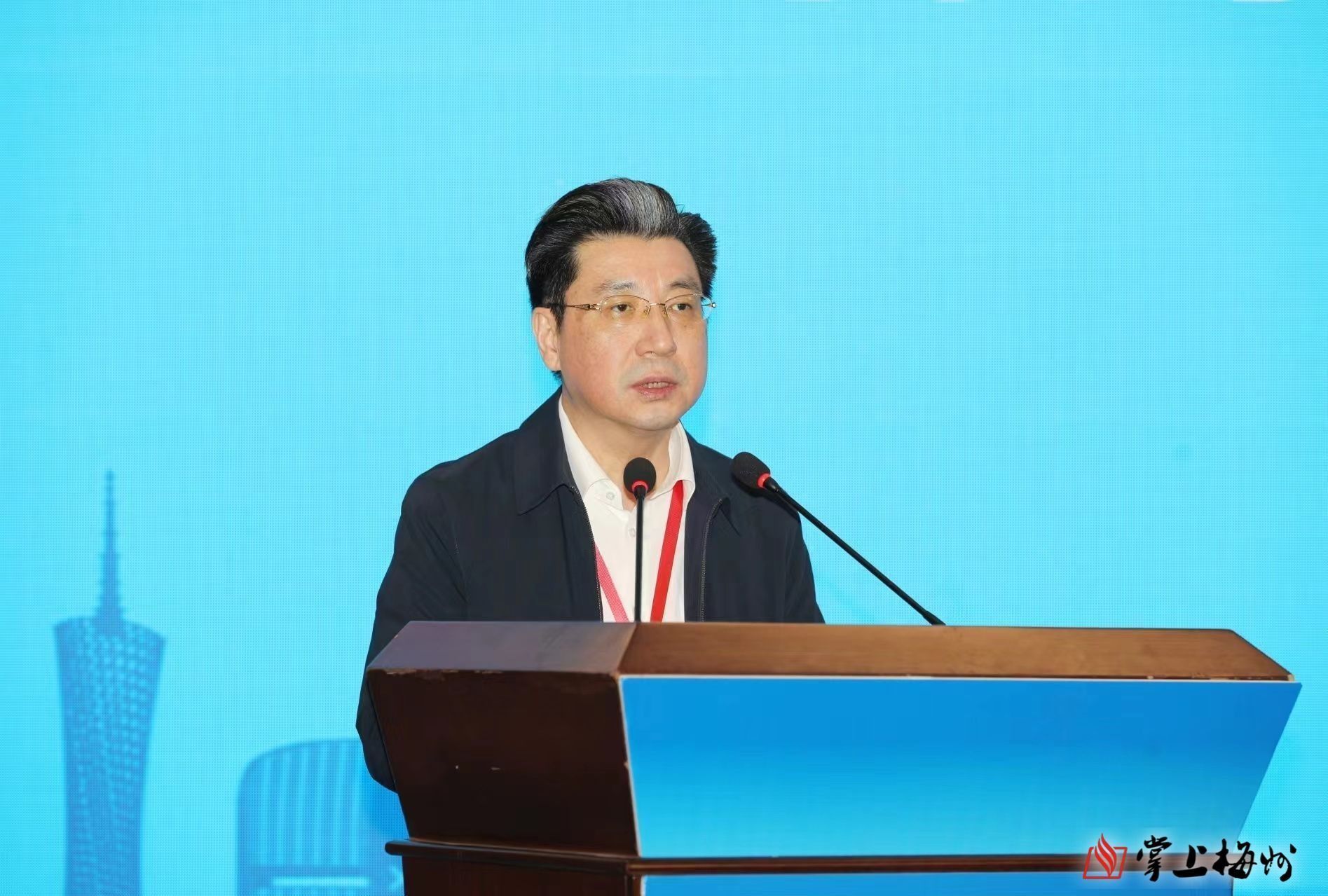 梅州市委副书记,市长王晖,市委副书记,梅江区委书记陈金銮出席.