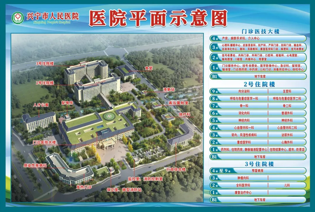 兴宁市人民医院新院区新面貌