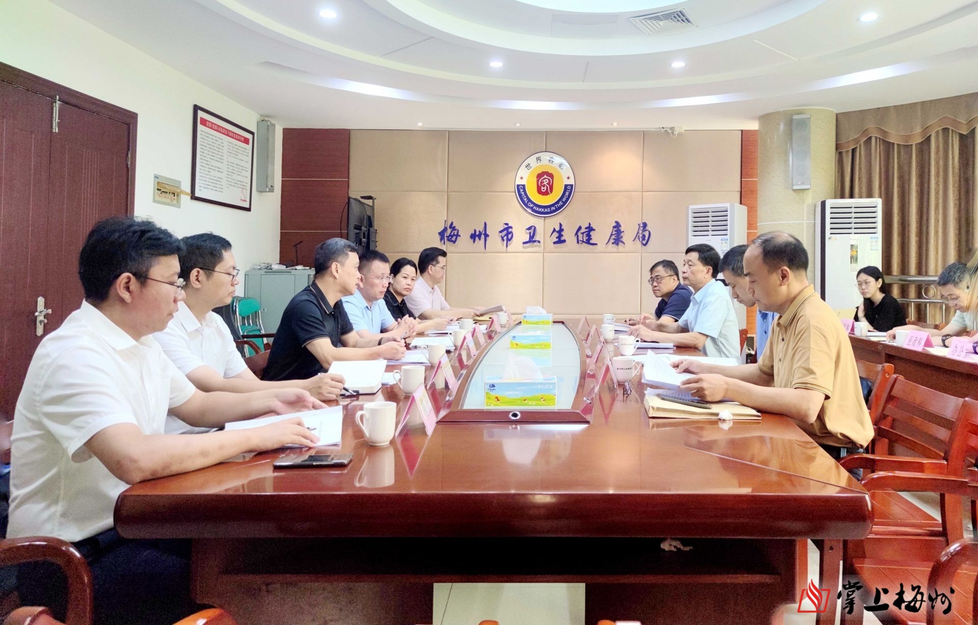 随后在市卫健局召开座谈会,听取市卫健局,市人民医院,中山大学附属第
