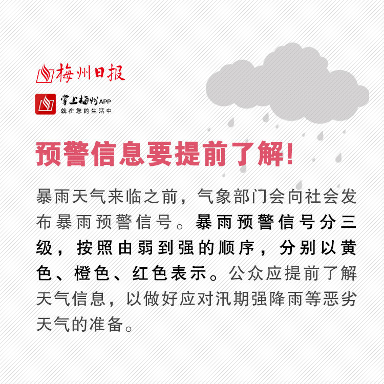 滚动丨梅州结束防汛IV级应急响应；今明有（雷）阵雨，注意防御