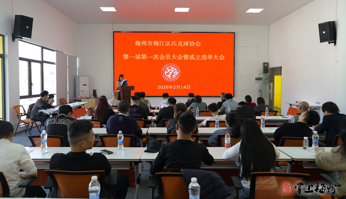 梅江区匹克球协会成立钟杰担任会长(图1)