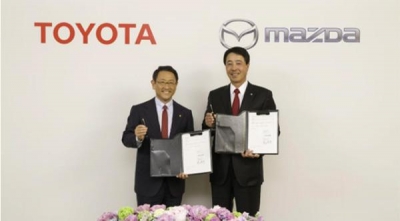丰田、马自达在美投16亿美元合资建厂，还交叉持股强化合作
