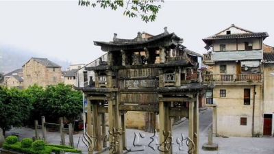 父子进士石牌坊：大埔人文的见证