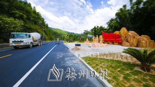 大埔投入2300多万元对三河景观道路进行升级改造