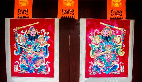 客家门神画