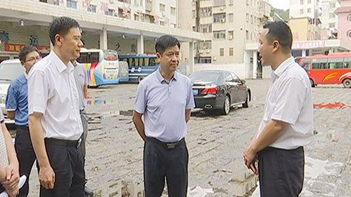 蕉岭县饶森健、江运洪率队检查“十大民生实事”推进情况