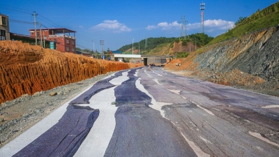 梅县进城大道一期工程道路主体基本完工 国庆前开放单边通行