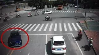 逆向行驶摊上事啦！丰顺交警曝光一批违章车辆