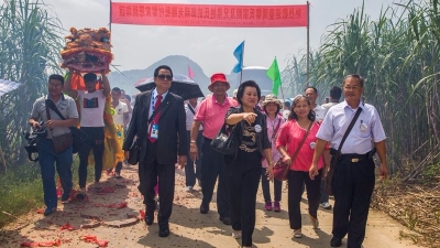 台客家乡亲到广西来宾恳亲