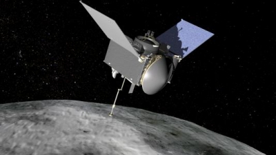 美首个小行星采样探测器飞掠地球