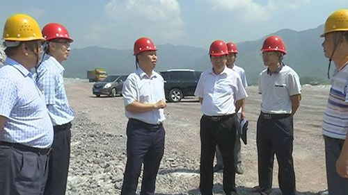 梅州市国土资源局到蕉岭督导绿色矿山建设暨安全生产工作