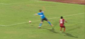 姚均晟一剑封喉 保级大战梅州客家1：0保定容大