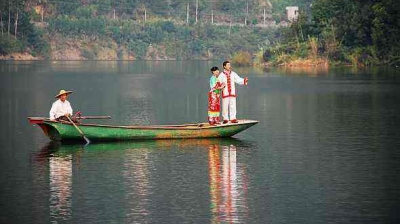 百步唱山歌的故事