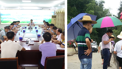 五华县棉洋镇迅速组织开展防御“玛娃”台风工作