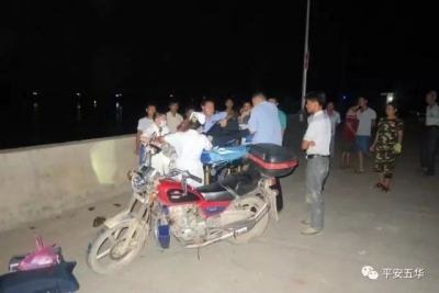 车速过快，五华一男子直接扎进泥堆“吃土”