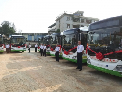 快讯丨今天蕉岭正式开通城市公交，4条线路都在这…