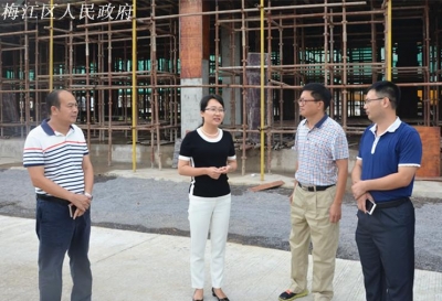 区长肖卫华率队调研教育工作：加快项目建设优化办学环境