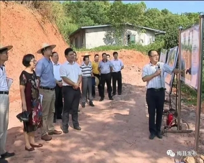省专家组到梅县区考评2018年农综开发田园综合体试点项目