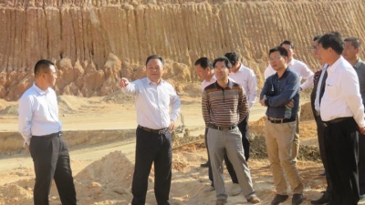 詹庆东率队到周江镇龙洞村开展“回乡联村”工作