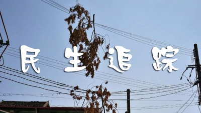 终于放心了！悬挂线缆两个月的树枝已被清理