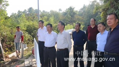 市政协主席陈建青率队到梅江区视察交通建设工作