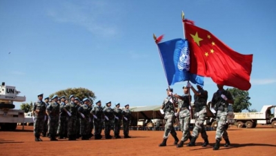 中国赴南苏丹维和步兵营荣获联合国“和平荣誉勋章”