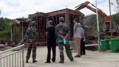 大埔一占用水田违章建筑被依法拆除