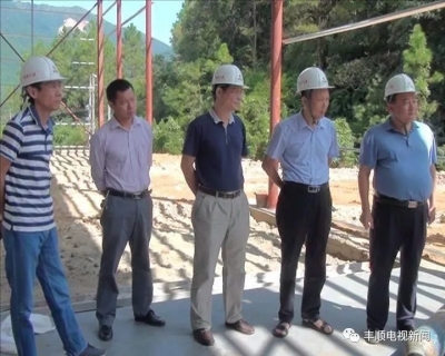 市高指办领导到丰顺调研大丰华高速公路征地拆迁工作