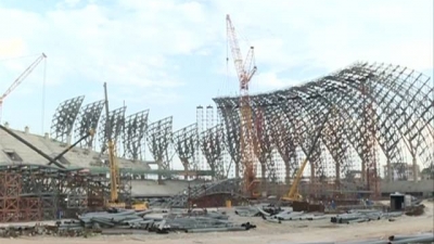 五华足球文化公园总体建设完成75%，力争明年交付使用