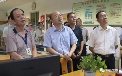 钟光灵、张运全率队开展节前安全生产大检查