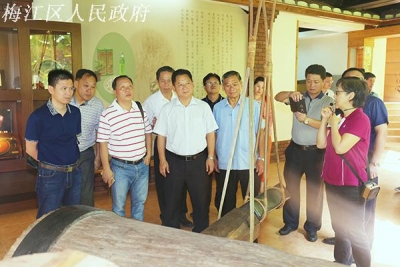 梅江区区委书记朱国城率团赴台考察交流