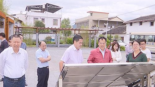 省政府发展研究中心调研组到蕉岭调研 刘彩波陪同